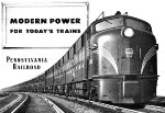 "Modern Power For Today's Trains, " Front Cover, 1949